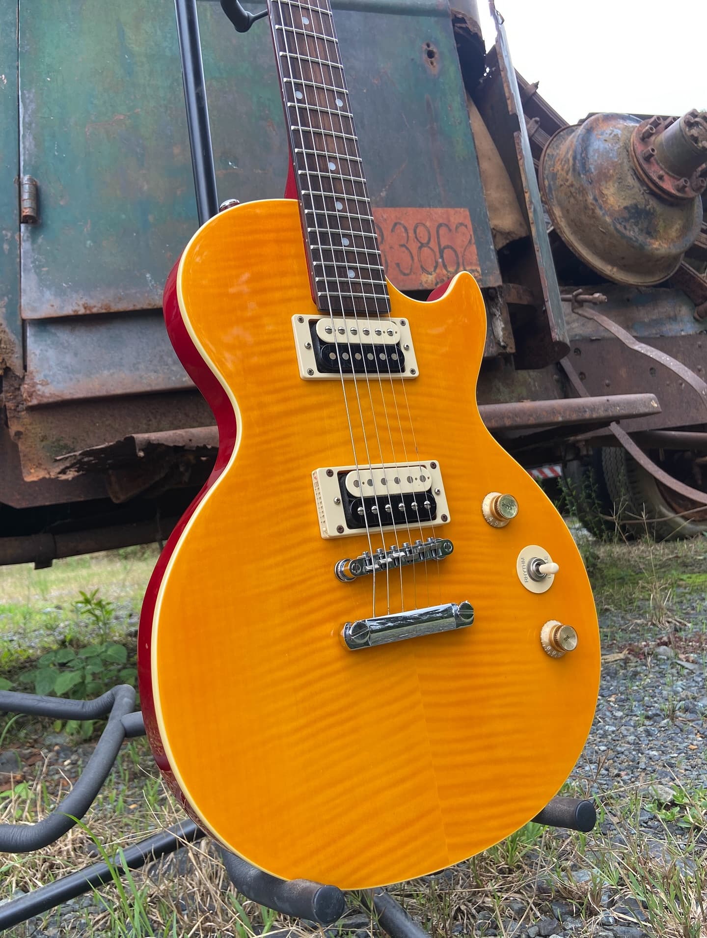 Les Paul - detalhe do acabamento