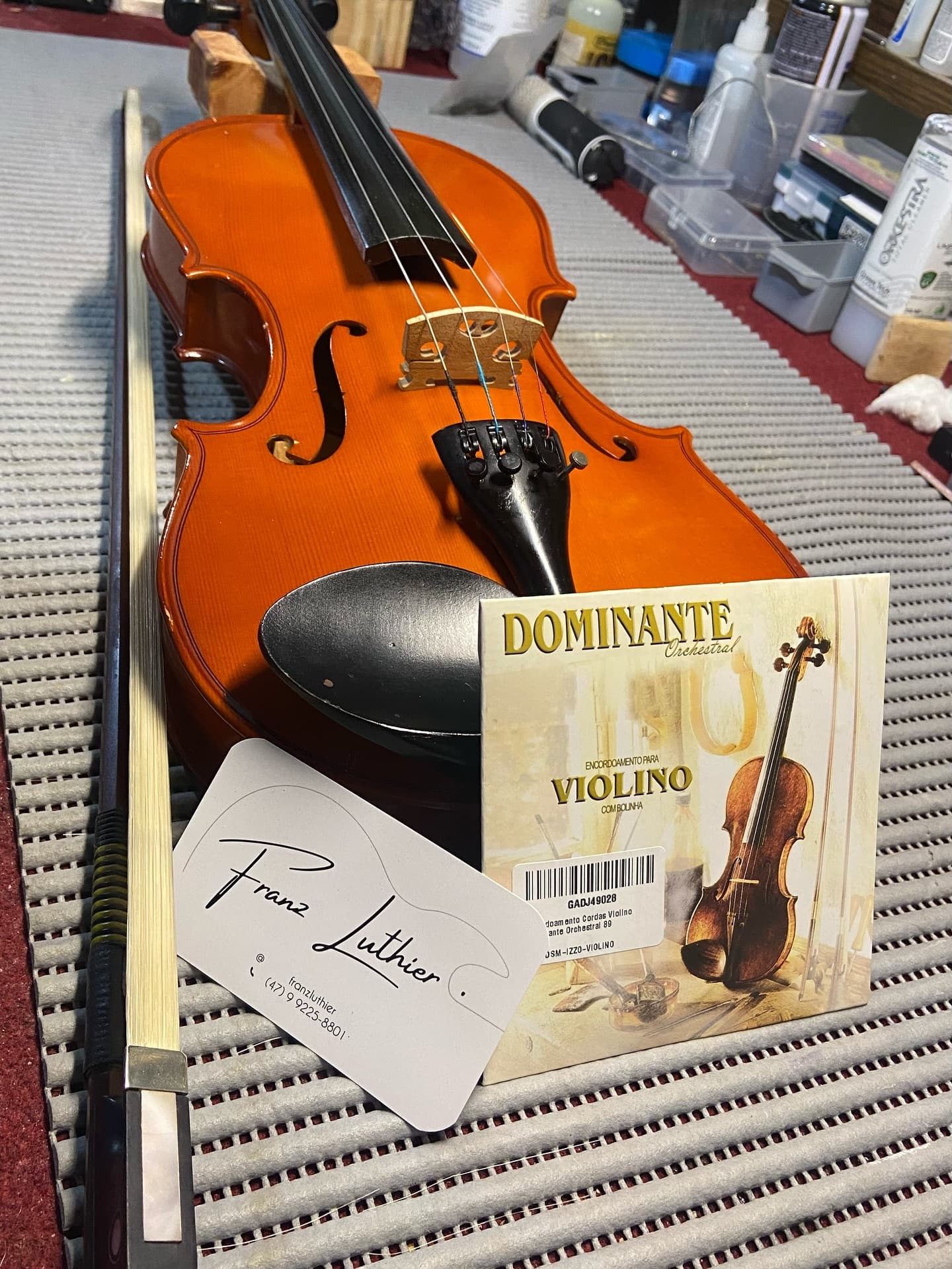 Violino - encordoamento e setup